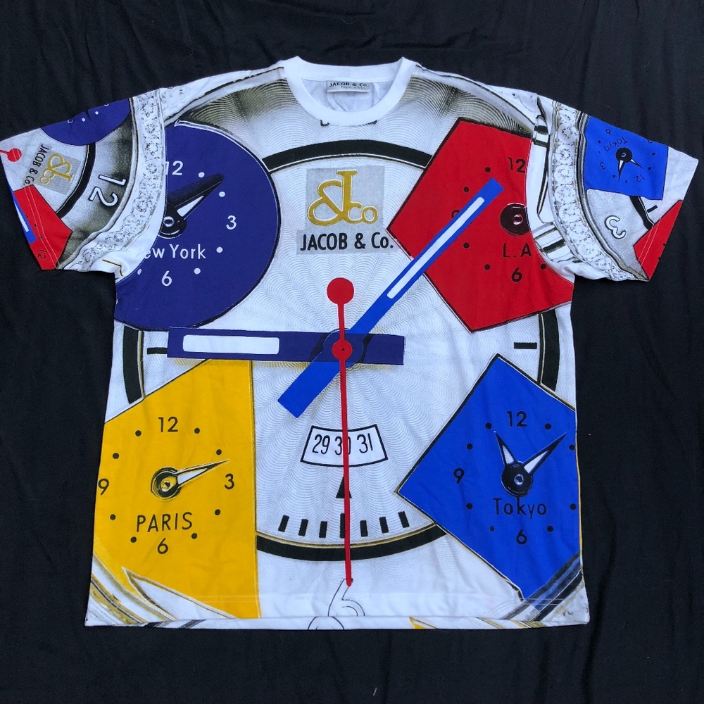 Vintage Jacob & Co World Clock Shirt